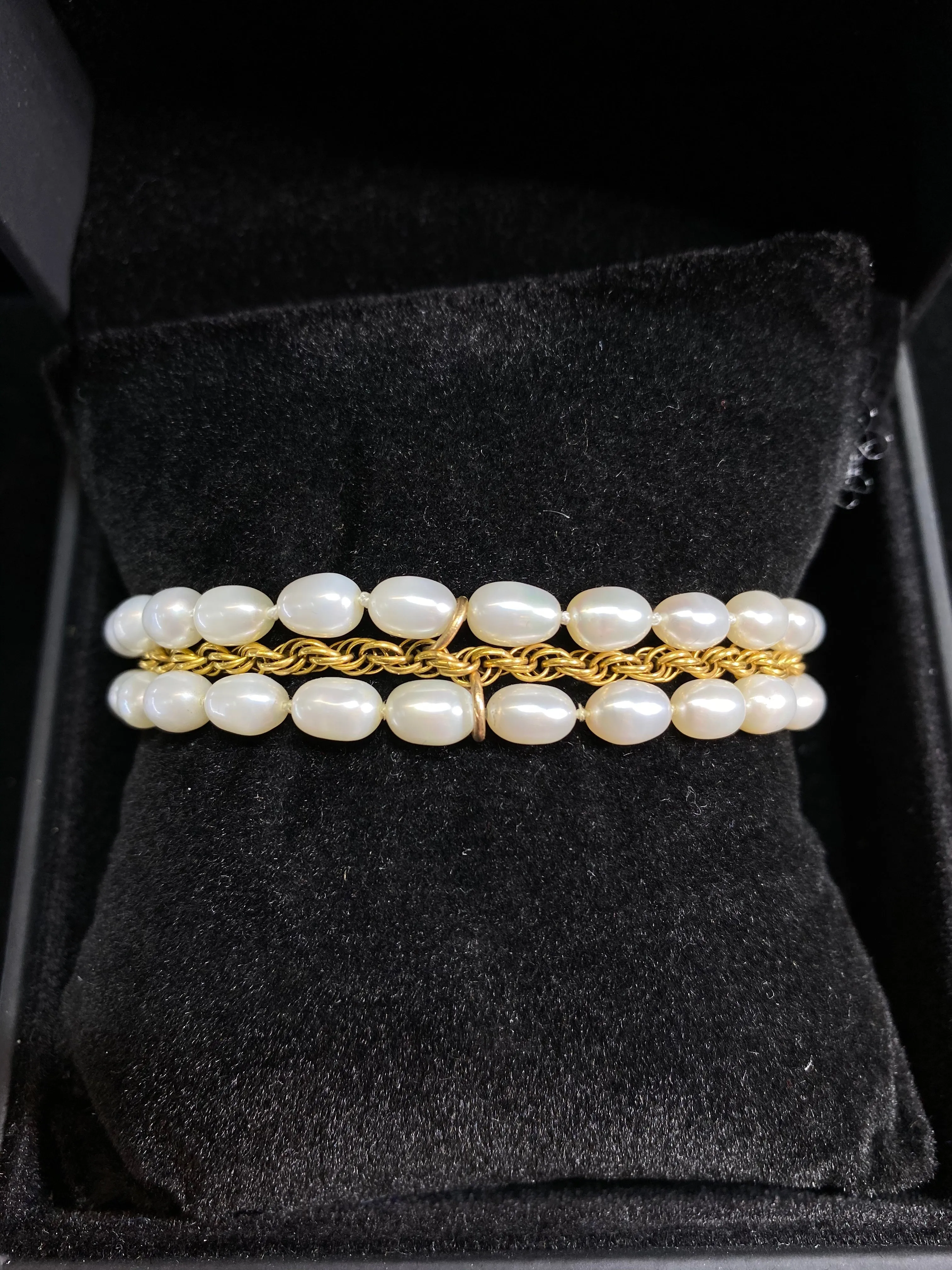 1930’s Vintage SYG 3 cts Opal / 42 Pearls Double Strap Bracelet - $10K APR Value w/ CoA!