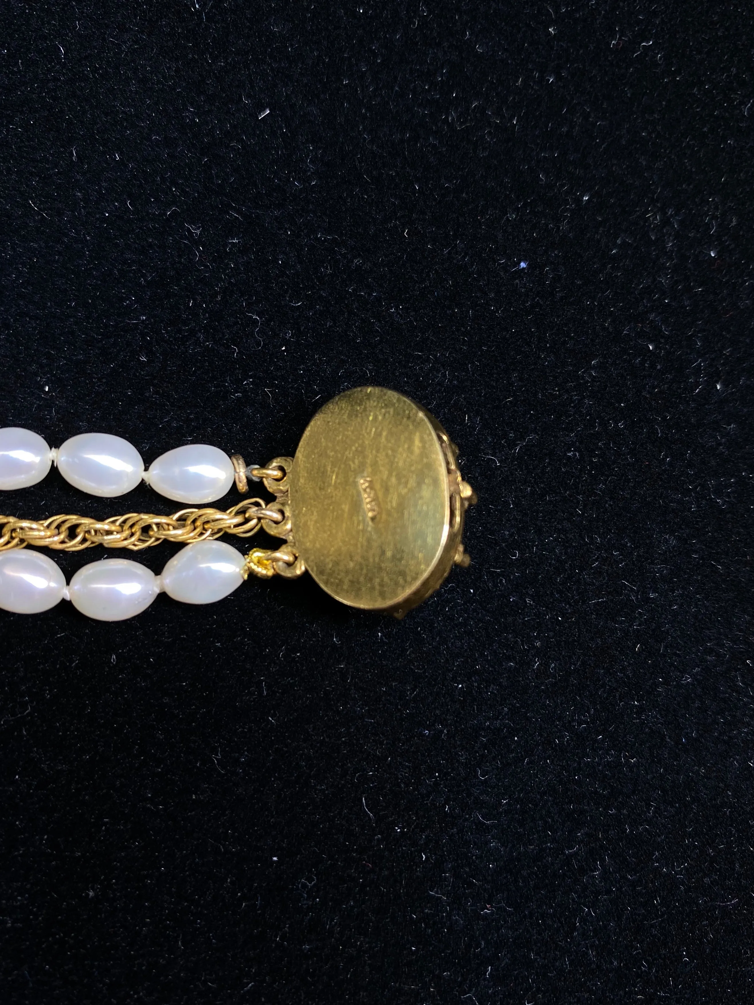 1930’s Vintage SYG 3 cts Opal / 42 Pearls Double Strap Bracelet - $10K APR Value w/ CoA!
