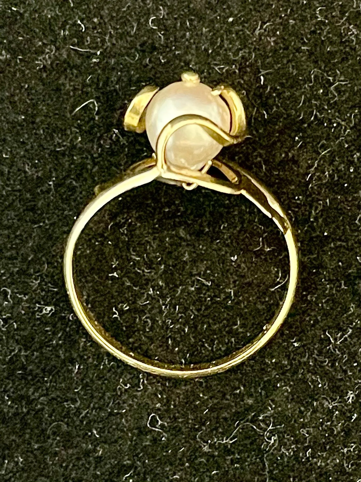 1940's Antique Style 18K Yellow Gold Intricate Pearl Ring- $3K Appraisal Value w/CoA!