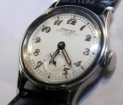 1940s Rare 1st Model Patek Philippe for Tiffany & Co. Calatrava Wrist Watch - $50K VALUE