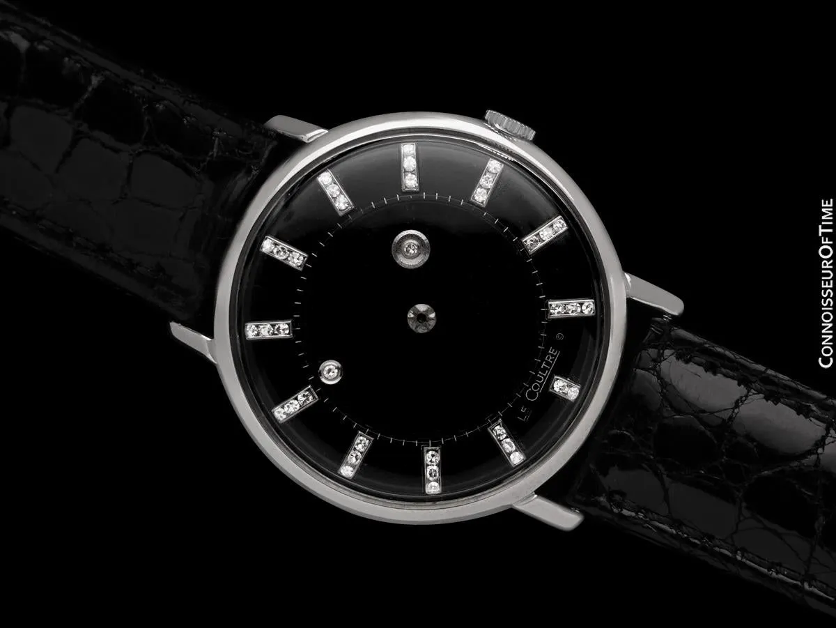 1958 Jaeger-LeCoultre (Vacheron & Constantin) Vintage Galaxy Mystery Dial - 14K White Gold & Diamonds