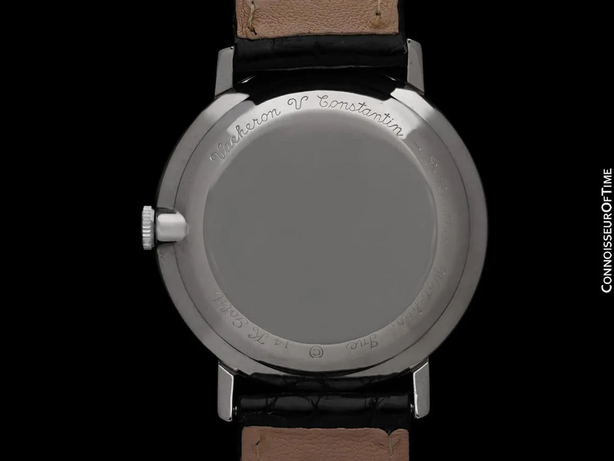 1958 Jaeger-LeCoultre (Vacheron & Constantin) Vintage Galaxy Mystery Dial - 14K White Gold & Diamonds