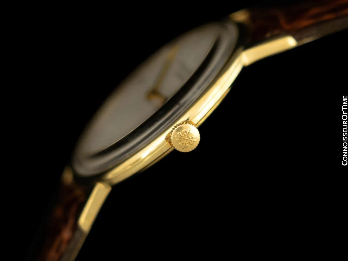 1960's Patek Philippe Vintage Mens Handwound Ref. 2592 18K Gold Dress Watch