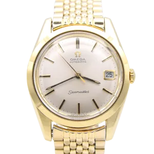 1968 Omega Seamaster automatic Immaculate Model 166.010 in Stainless Steel and Gold On BOR bracelet