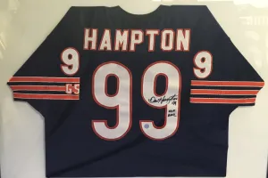 1970's Dan Hampton Danimal Number 99 Jersey Shirt Football NFL Signed w/COA - $2K VALUE*