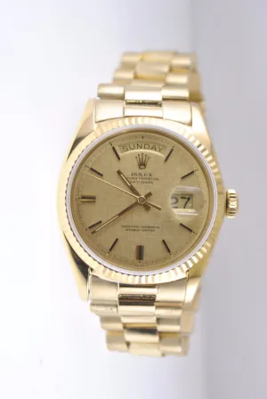 1970s Rolex President Day-Date Men's 18K yellow gold - $65K VALUE