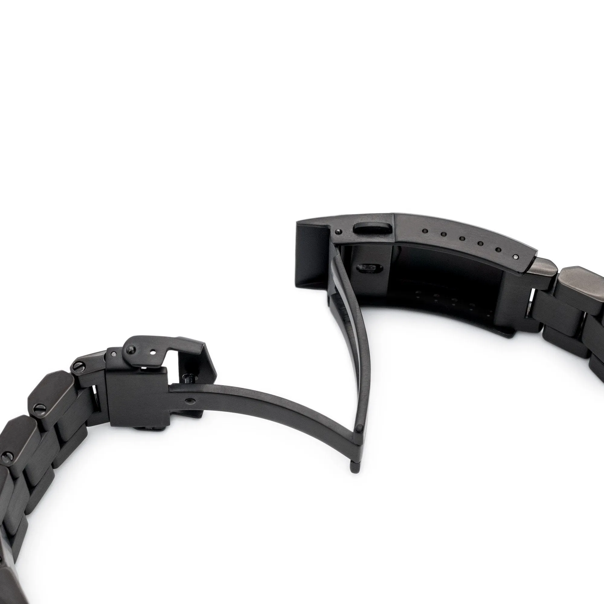 20mm Hexad compatible with Seiko Sumo SBDC001 Diamond-like Carbon (DLC Black)
