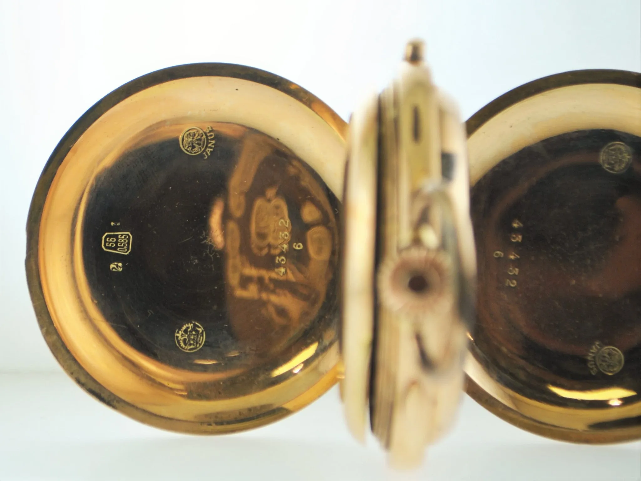 20th Century Tempora 14K Rose Gold Chronograph Pocket Watch with Minute Repeater & Hunting Case - $20K VALUE