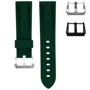 22MM LUG WIDTH STRAP - FOREST GREEN RUBBER