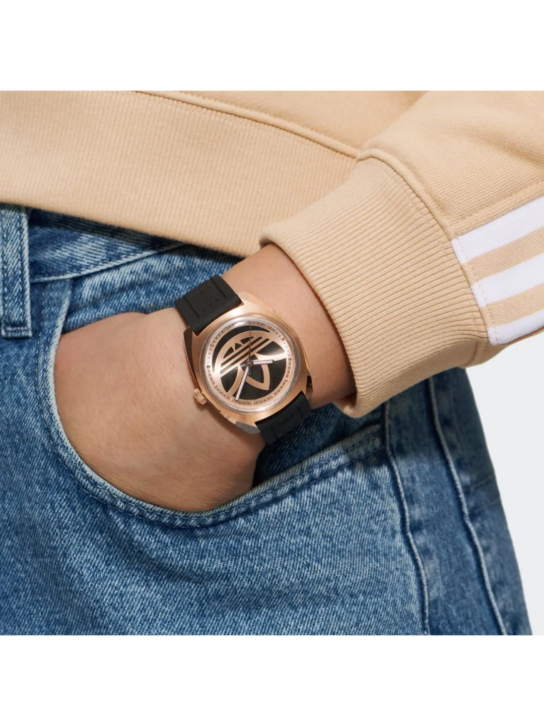 Adidas Originals Black Dial Unisex Watch - AOFH23013