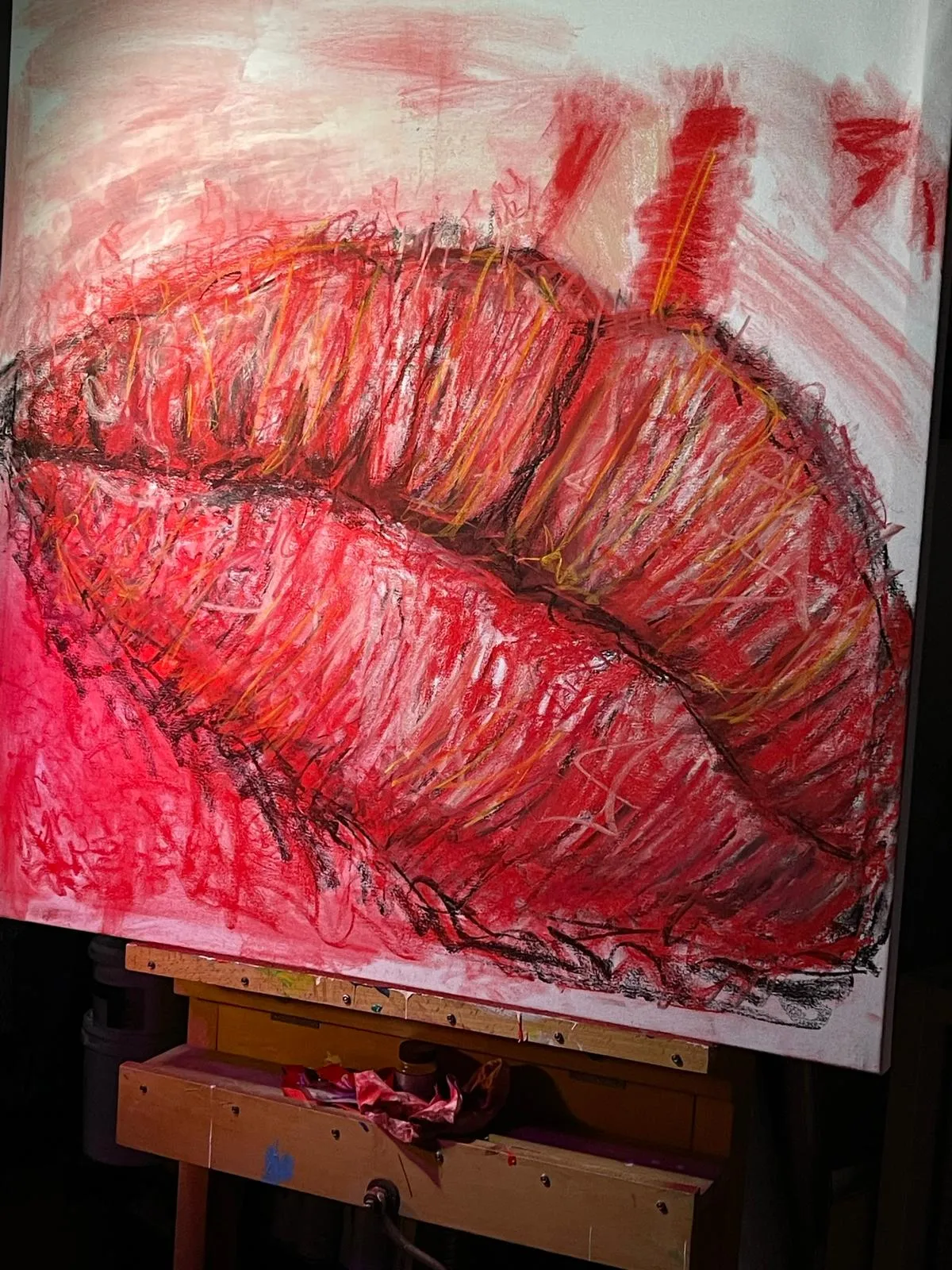 Adriana Henao "Passion Fruit" made with Pastels & Watercolor Pencils  - $3K Appraisal Value!