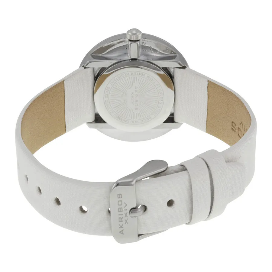 Akribos Xxiv White Ladies Watch AK687SS