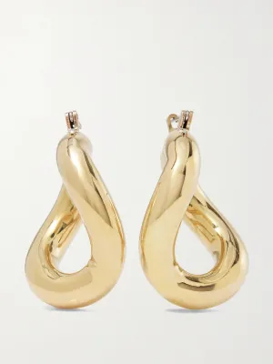 Anima gold-tone hoop earrings