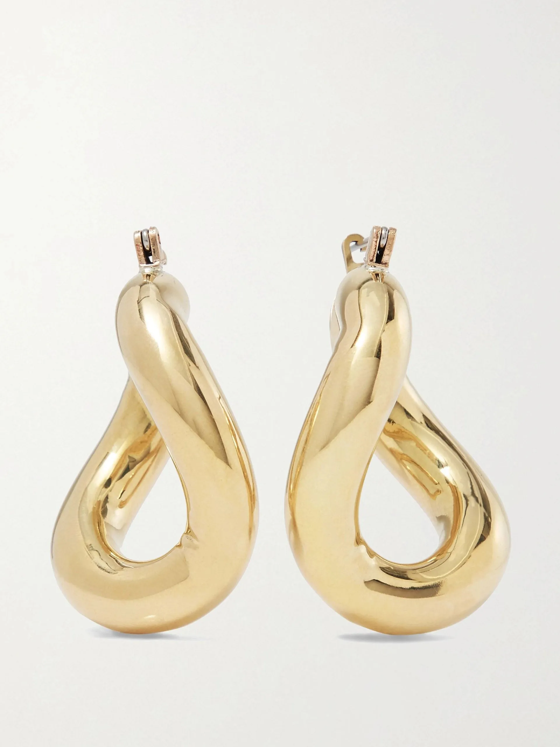 Anima gold-tone hoop earrings