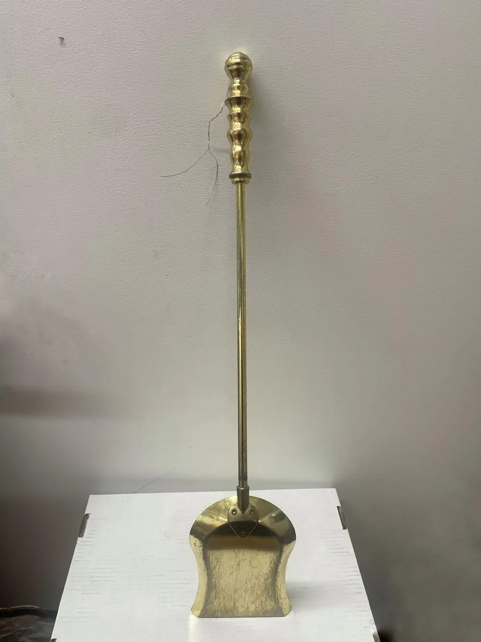 Antique Gold-Plated Cast Iron Coal Shovel from Sherry Lehmann - $5K APR w/CoA