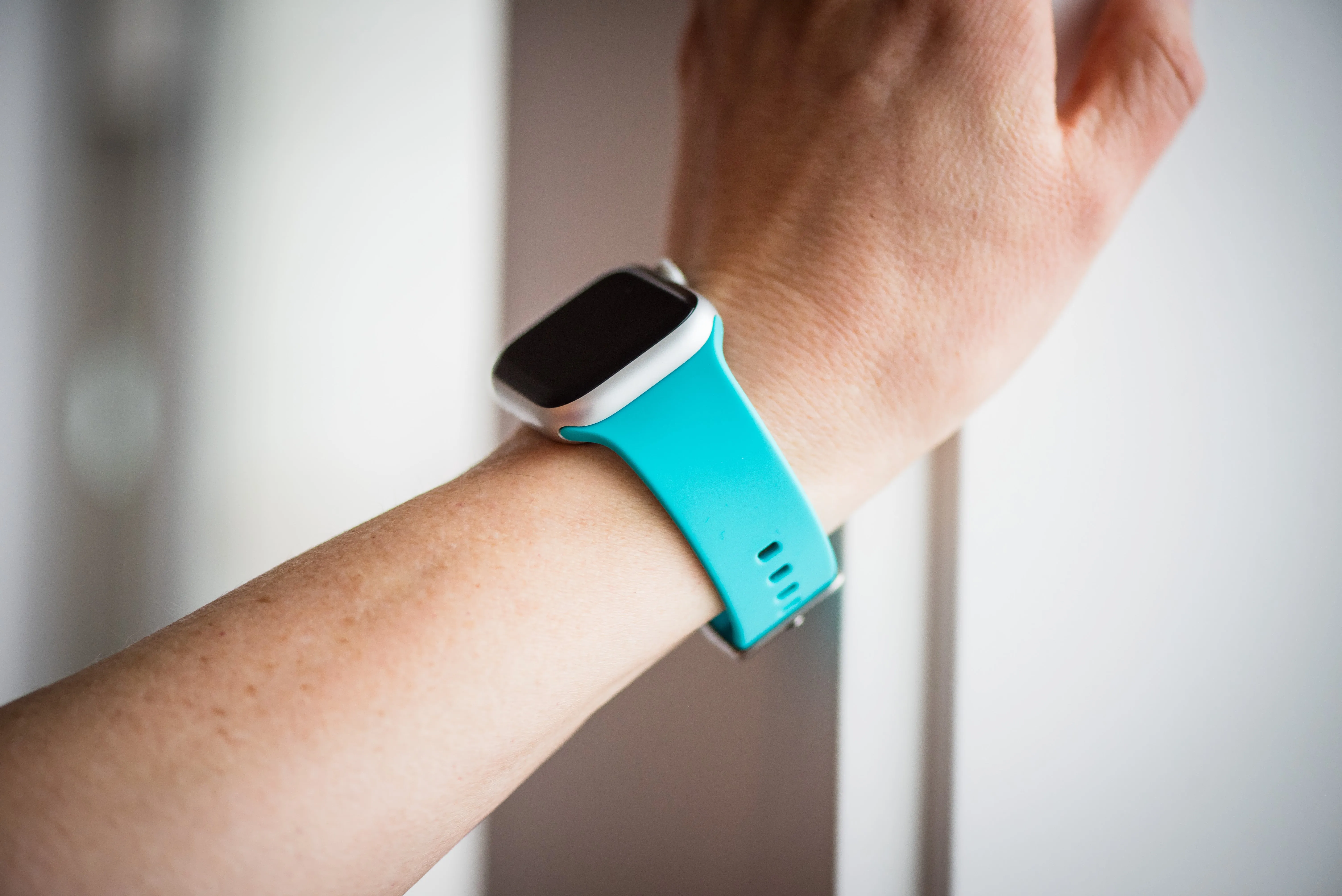 Apple Band - Silicone Solid Buckle - Teal