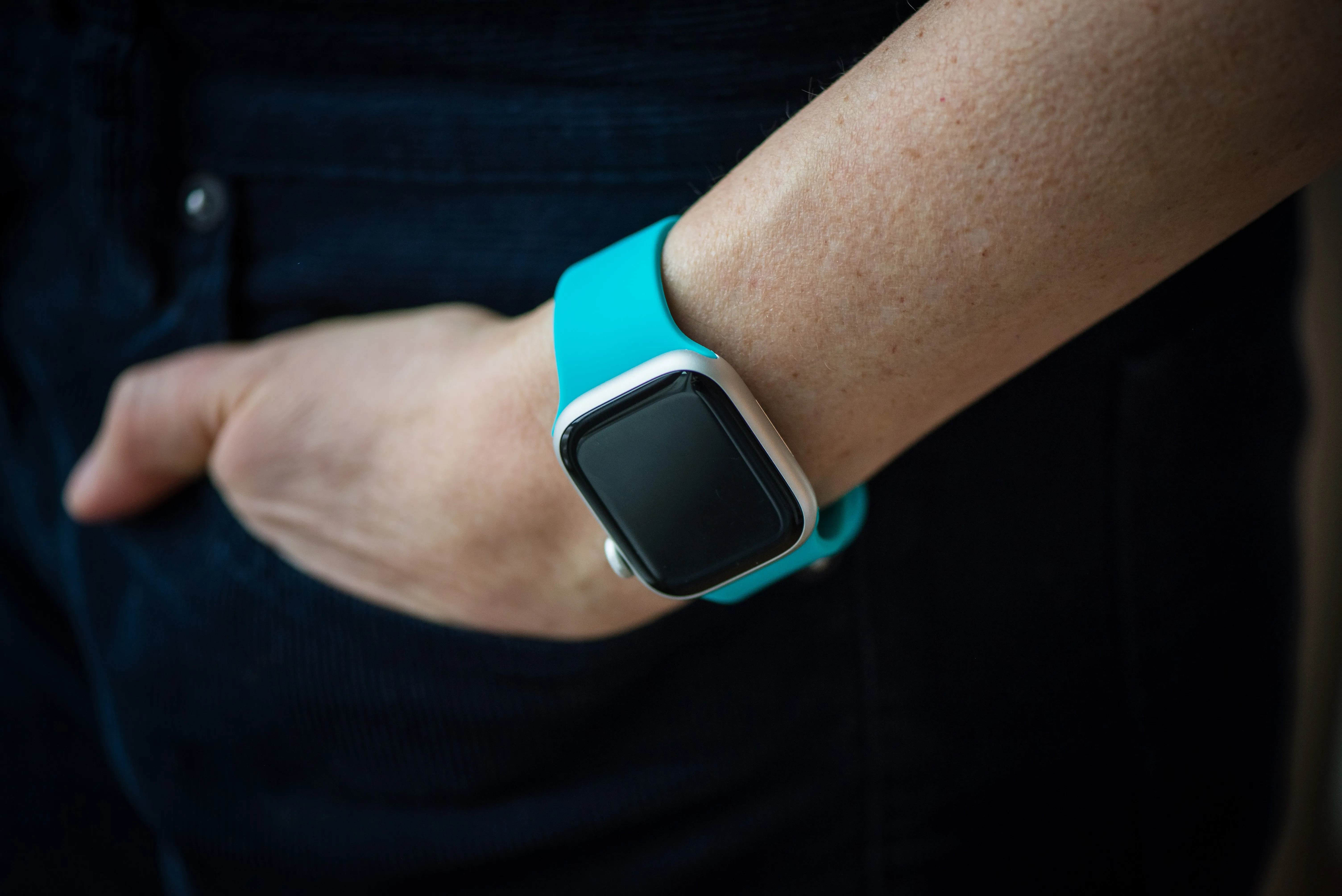 Apple Band - Silicone Solid Buckle - Teal