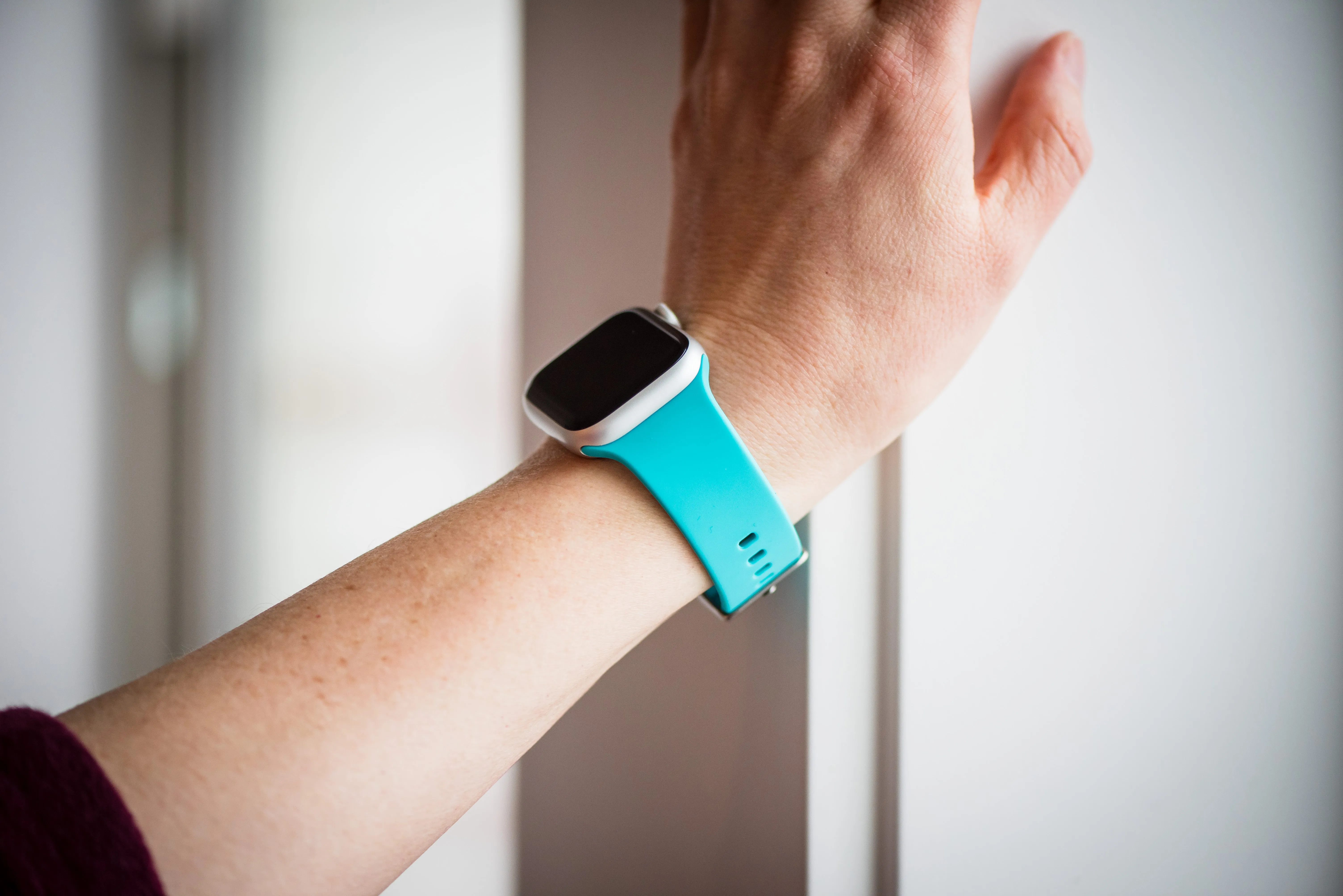 Apple Band - Silicone Solid Buckle - Teal