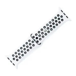 Apple Band Silicone Sport - White-Black