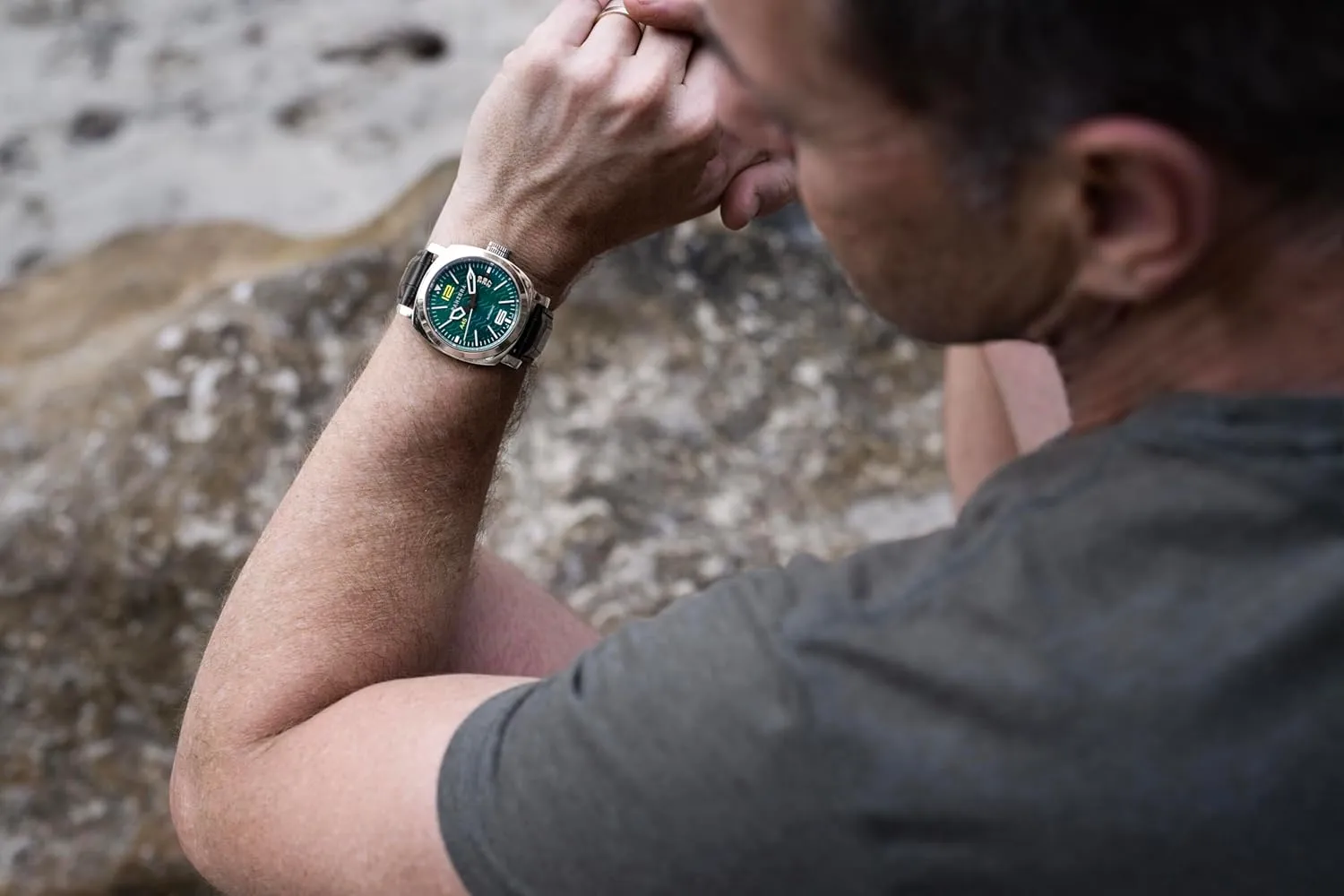 Aquamarine 45 Stainless Steel Divers Watch - Analog Water Resistant Watch - Japanese NH35 Automatic Movement - Designed and Assembled in Australia