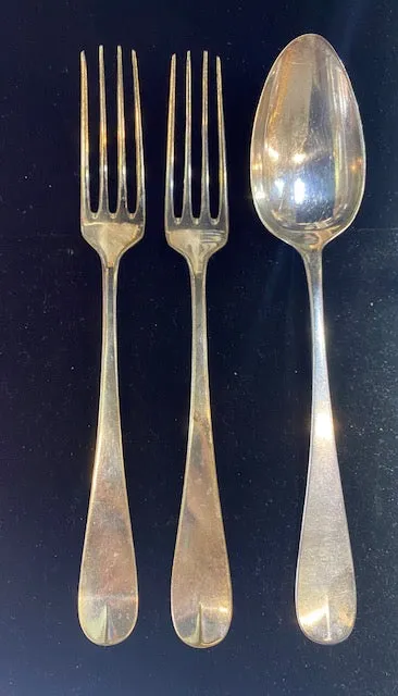 Assorted Silver Plate Flatware 17-Piece - $1.2K APR Value w/ CoA!
