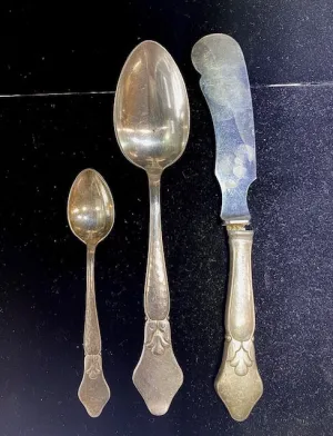 Assorted Silver Plate Flatware 17-Piece - $1.2K APR Value w/ CoA!
