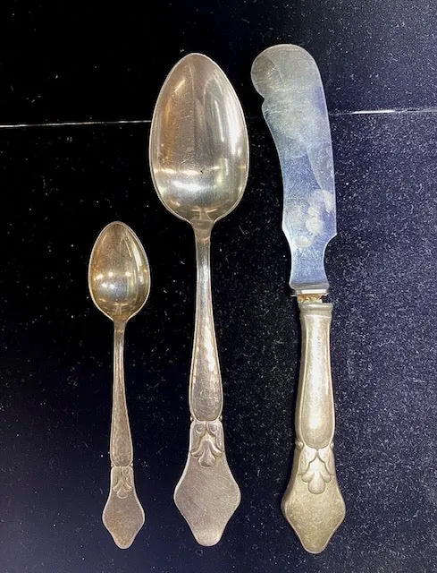 Assorted Silver Plate Flatware 17-Piece - $1.2K APR Value w/ CoA!