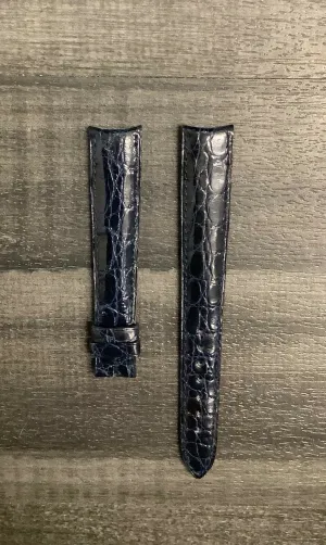 AUDEMARS PIGUET Dark Blue Padded Crocodile Watch Strap - $800 APR VALUE w/ CoA! ✓