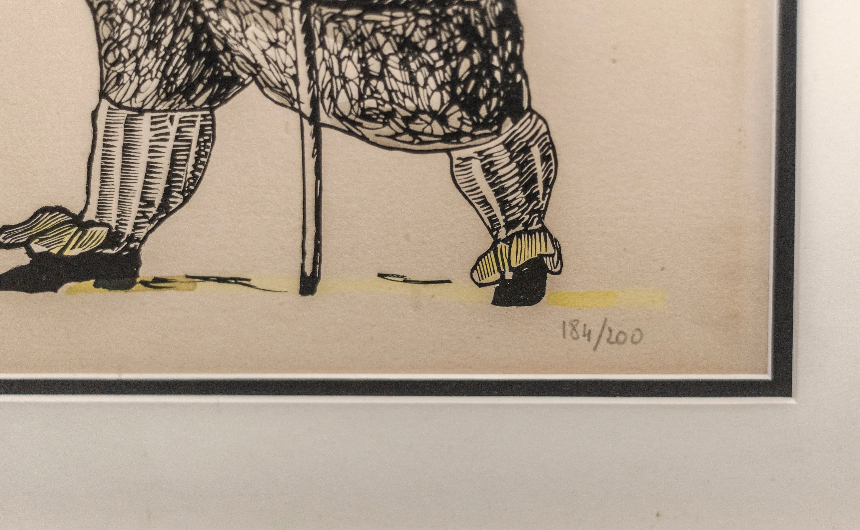 BALTHUS "Man Eating a Cigarette" Signed Original Limited Edition - $6K APR w/CoA