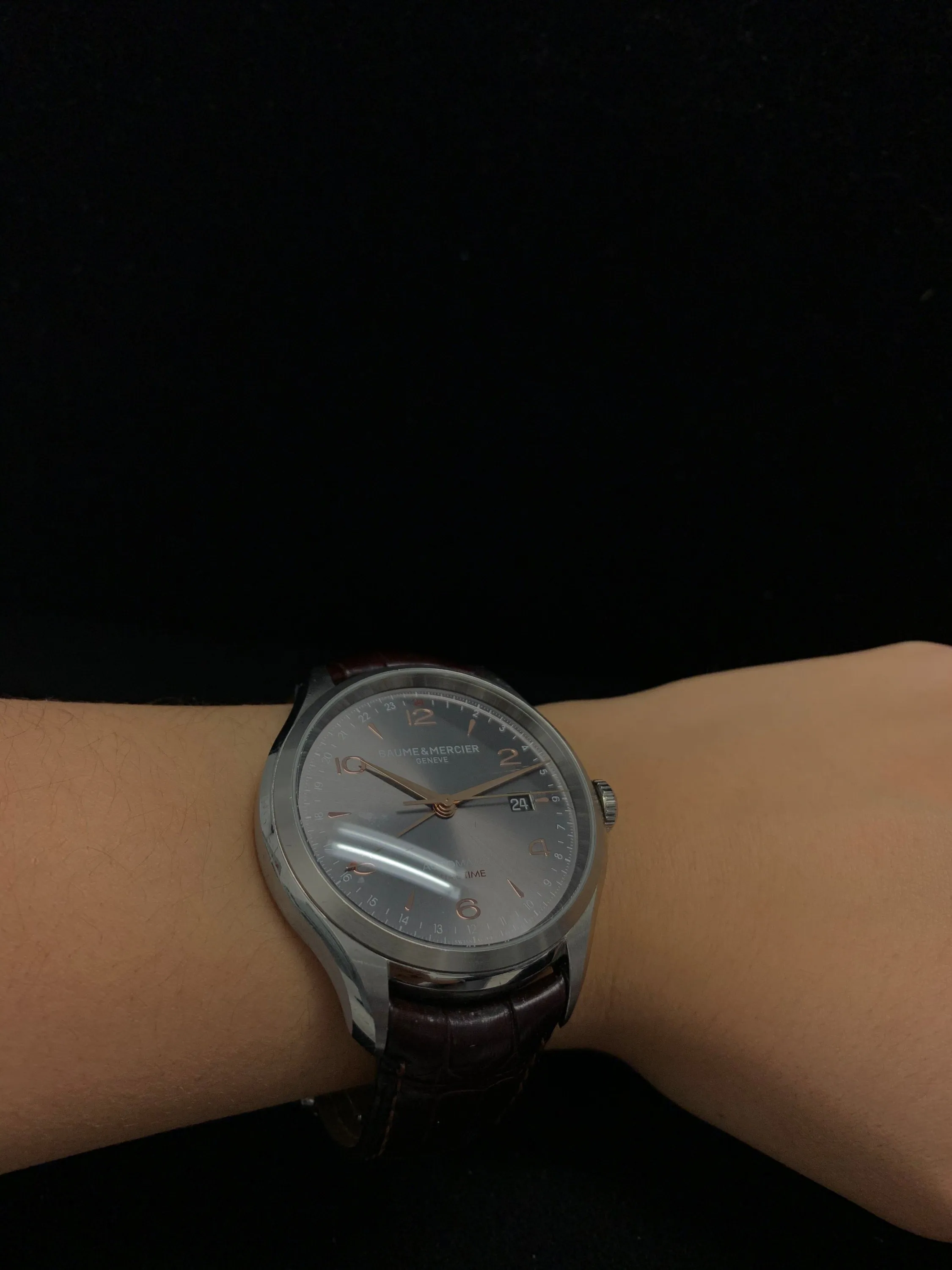 BAUME & MERCIER Clifton Ref. #65730 Customized Automatic Watch - $7K Appraisal Value! ✓