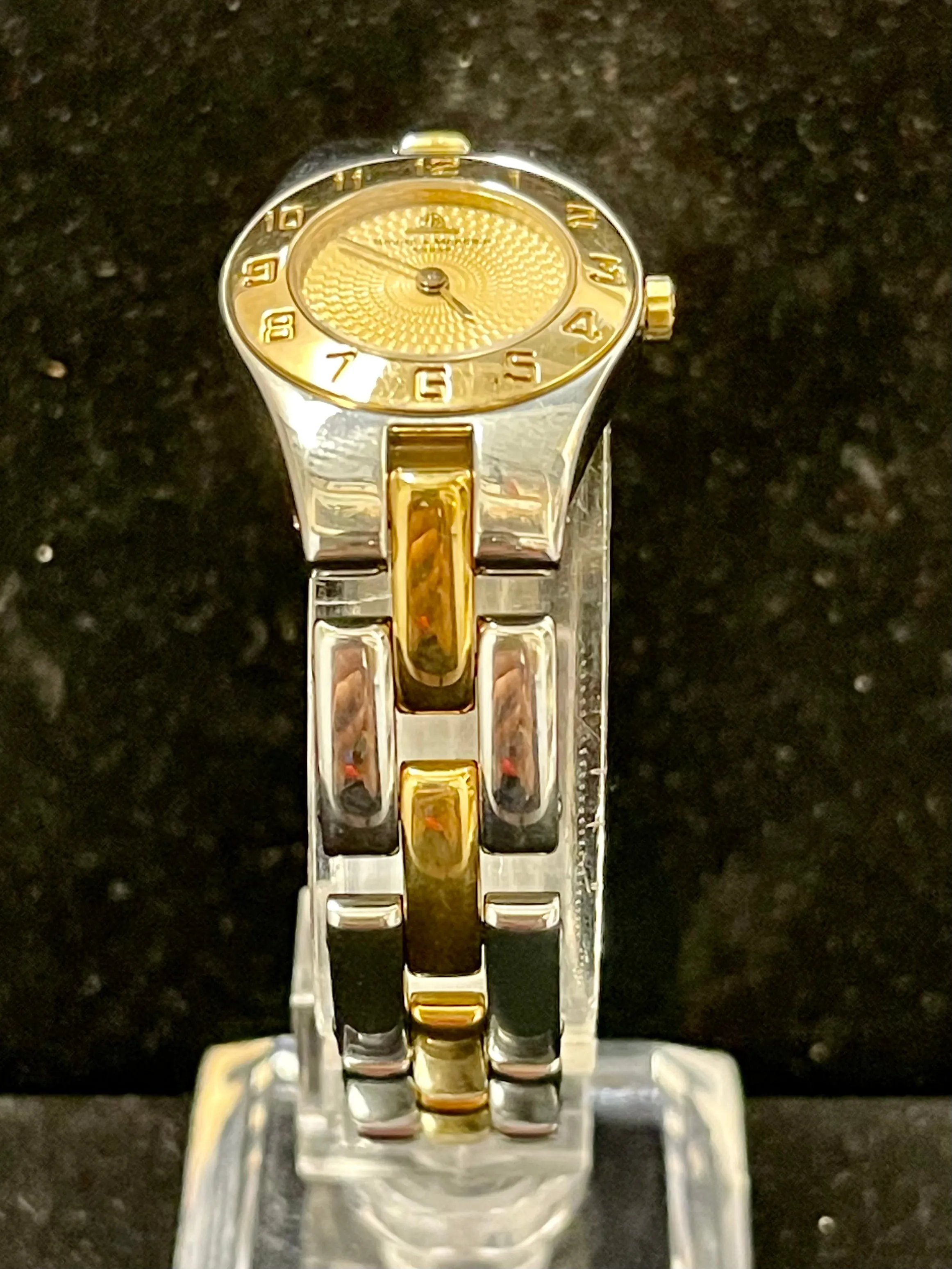 Baume & Mercier Unique Engraved Dial SS & Solid YG Ladies Watch - $7K APR w/ COA