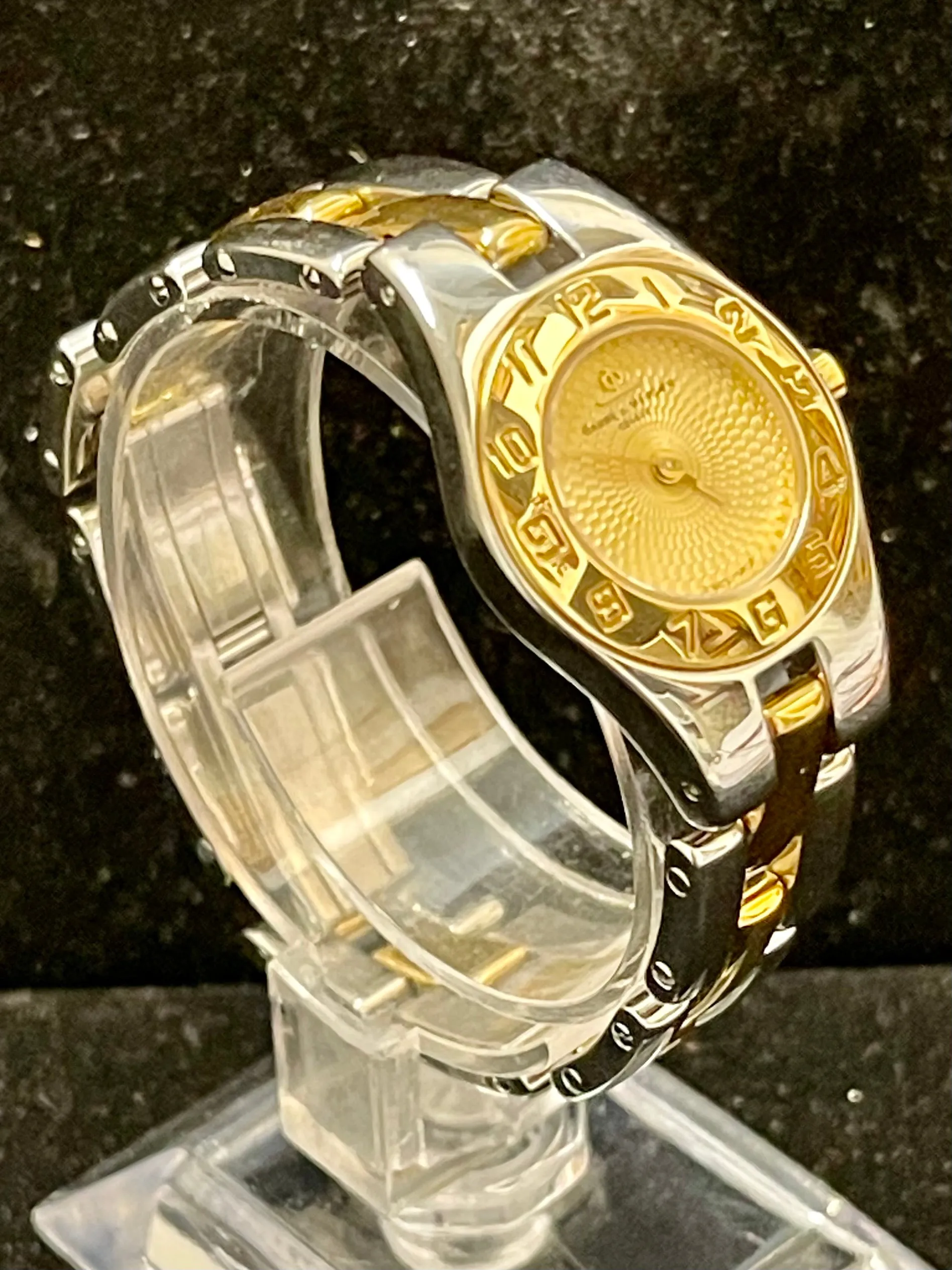 Baume & Mercier Unique Engraved Dial SS & Solid YG Ladies Watch - $7K APR w/ COA