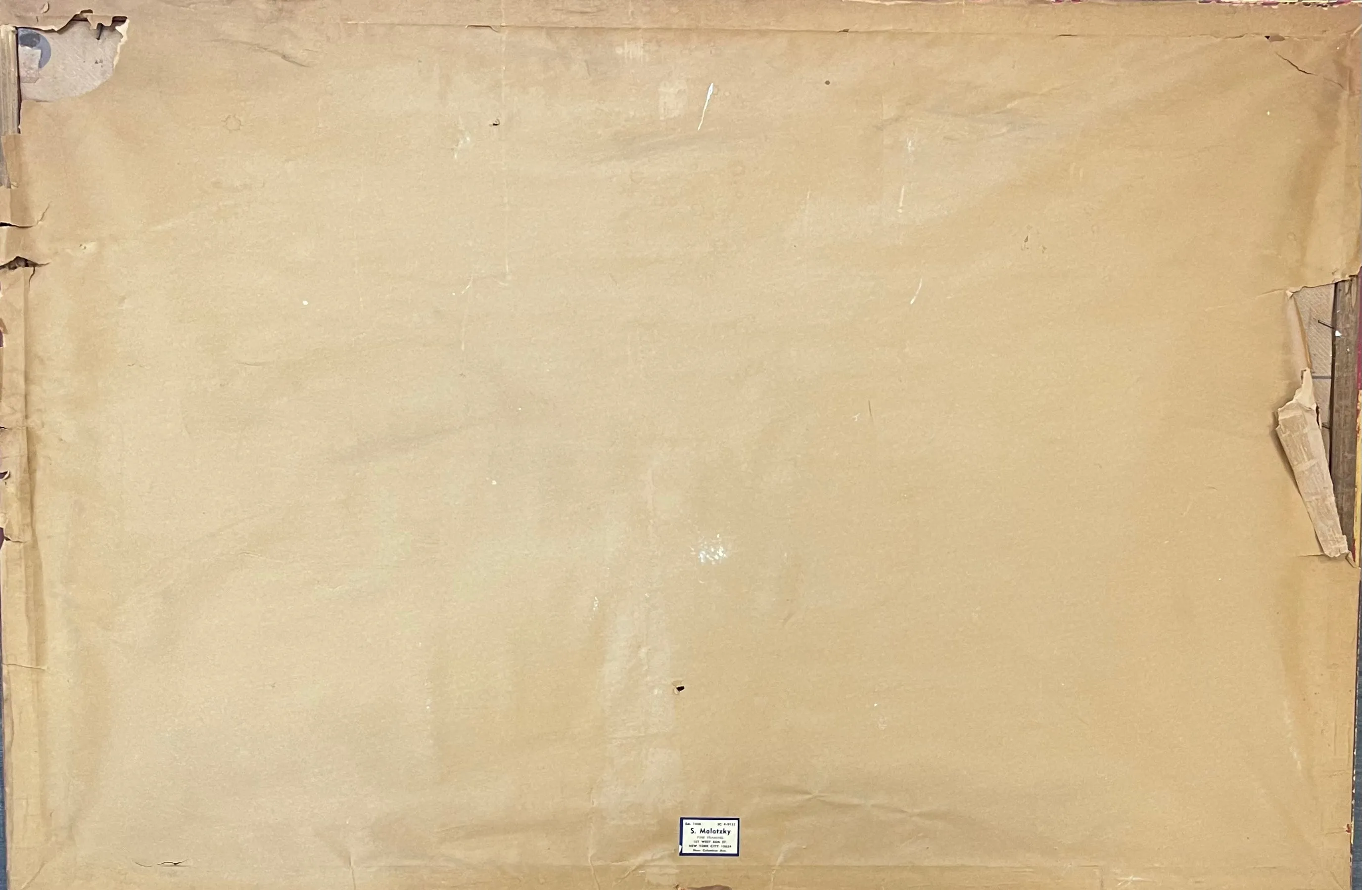 BEAUTIFUL FRAMED PRINT, NEW YORK TO BROOKLYN VINTAGE MAP 1877  - $20K APR w CoA!