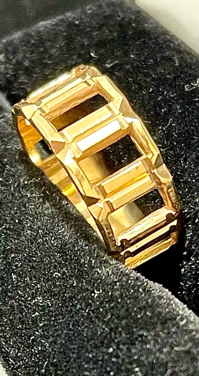 Beautiful Solid Yellow Gold Band Ring - $3K Appraisal Value w/CoA!
