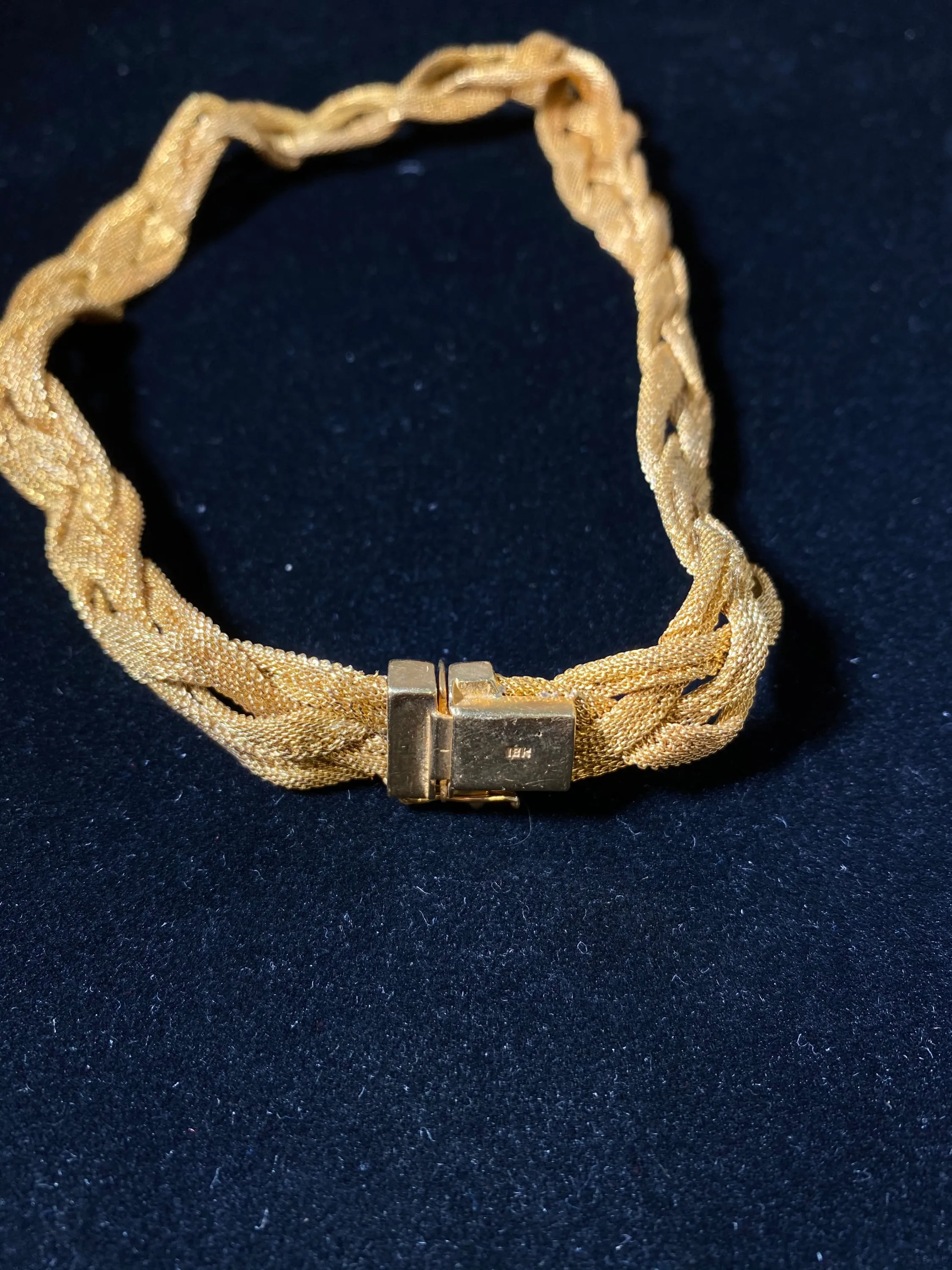 Beautiful Vintage style Solid 18K Yellow Gold Choker Necklace - $10K Appraisal Value w/ CoA!