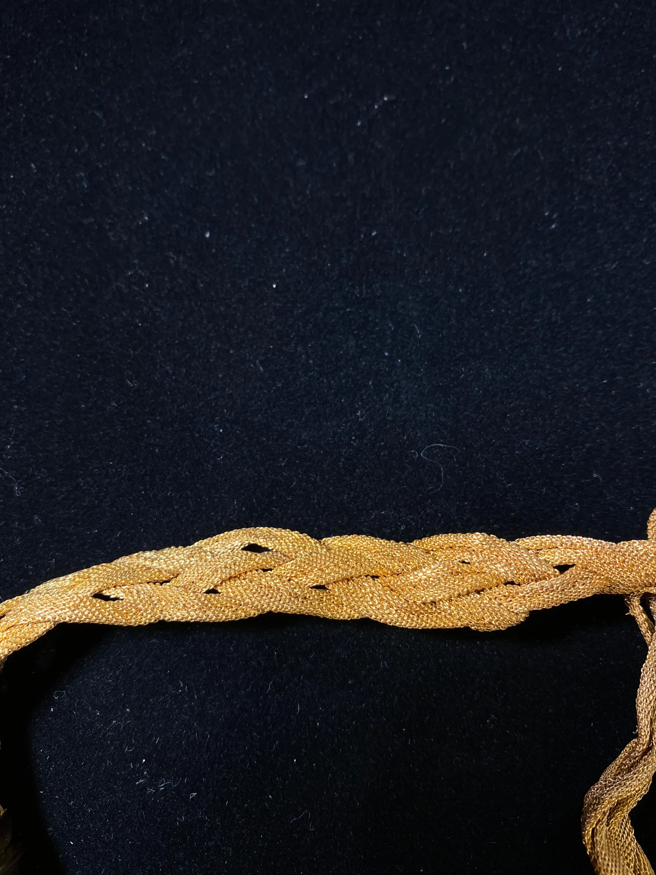 Beautiful Vintage style Solid 18K Yellow Gold Choker Necklace - $10K Appraisal Value w/ CoA!