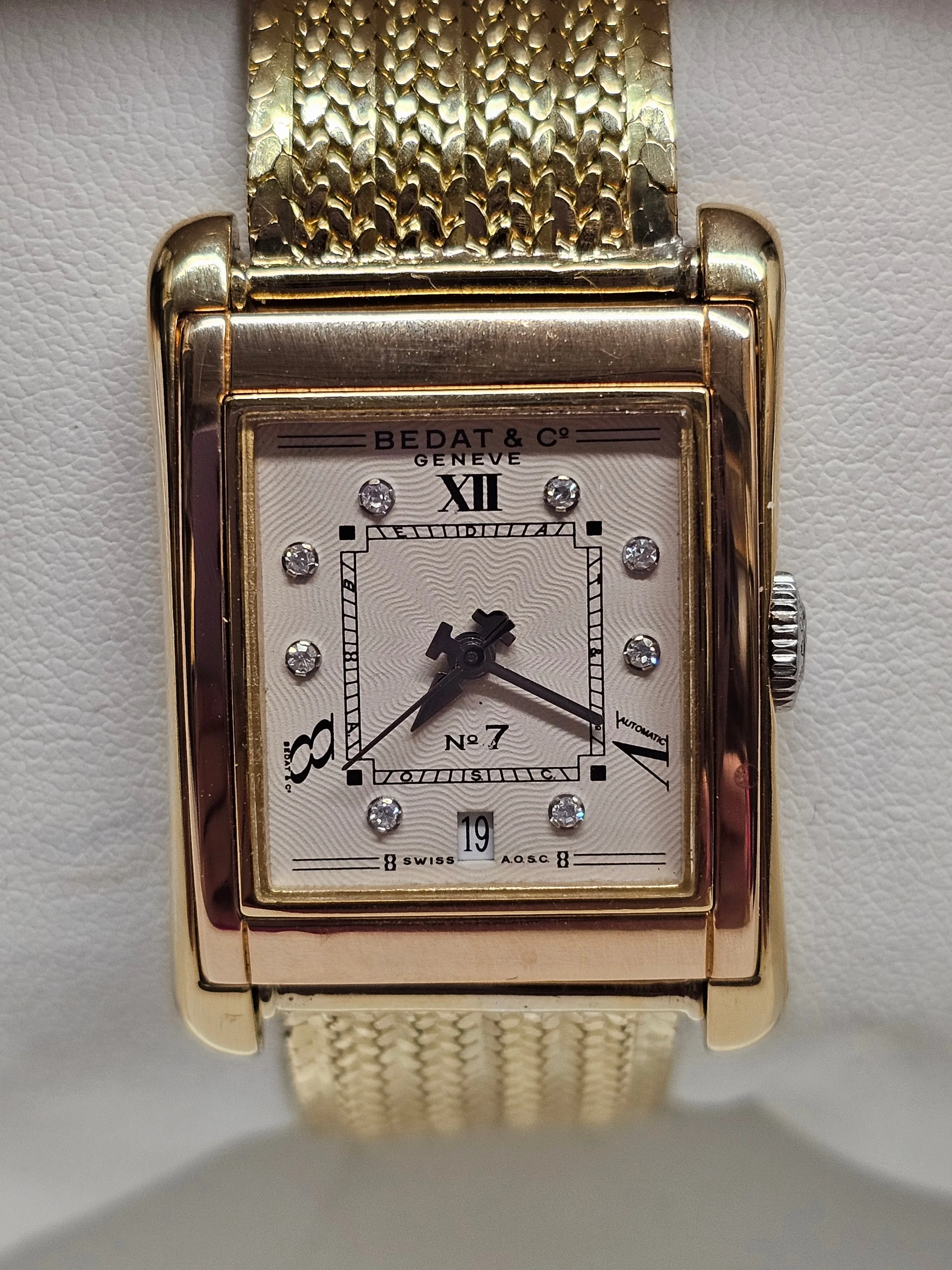BEDAT & Co, Gold Tone Case & 18K YG Bracelet, Ladies Watch - $30K APR w/ COA!!!!