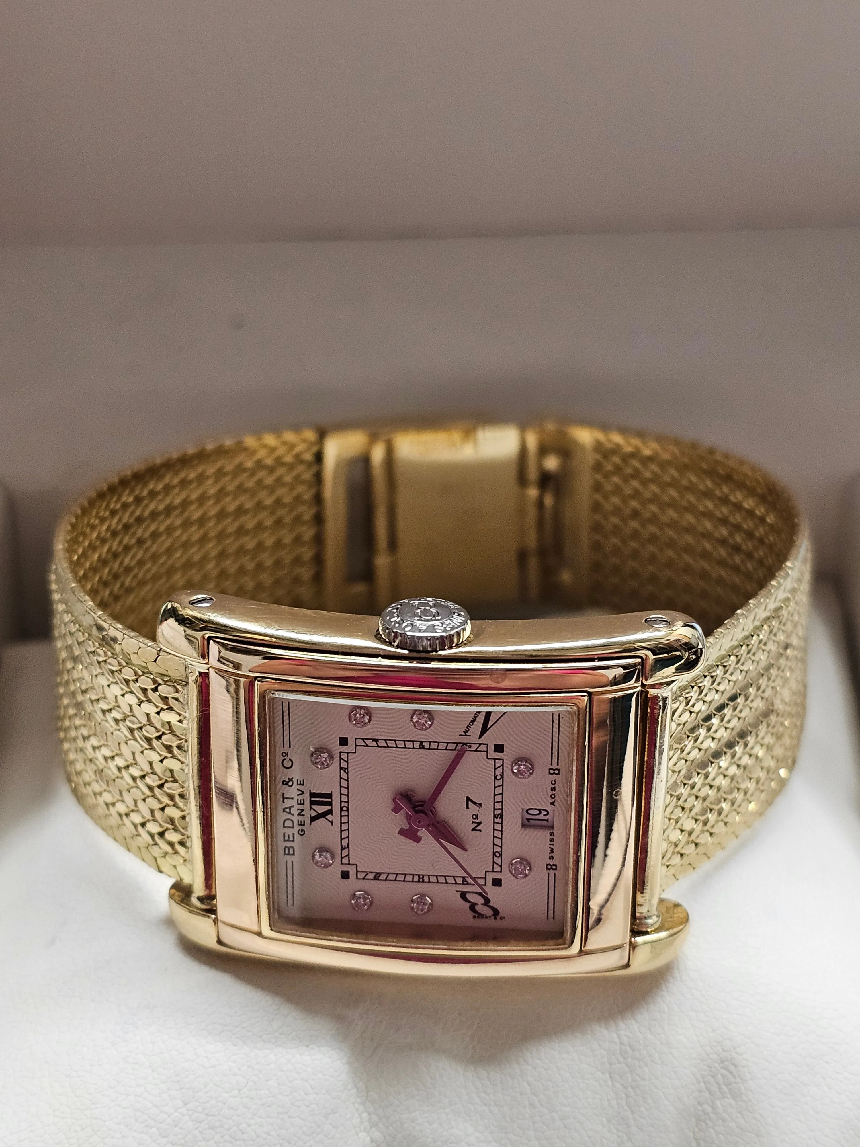 BEDAT & Co, Gold Tone Case & 18K YG Bracelet, Ladies Watch - $30K APR w/ COA!!!!