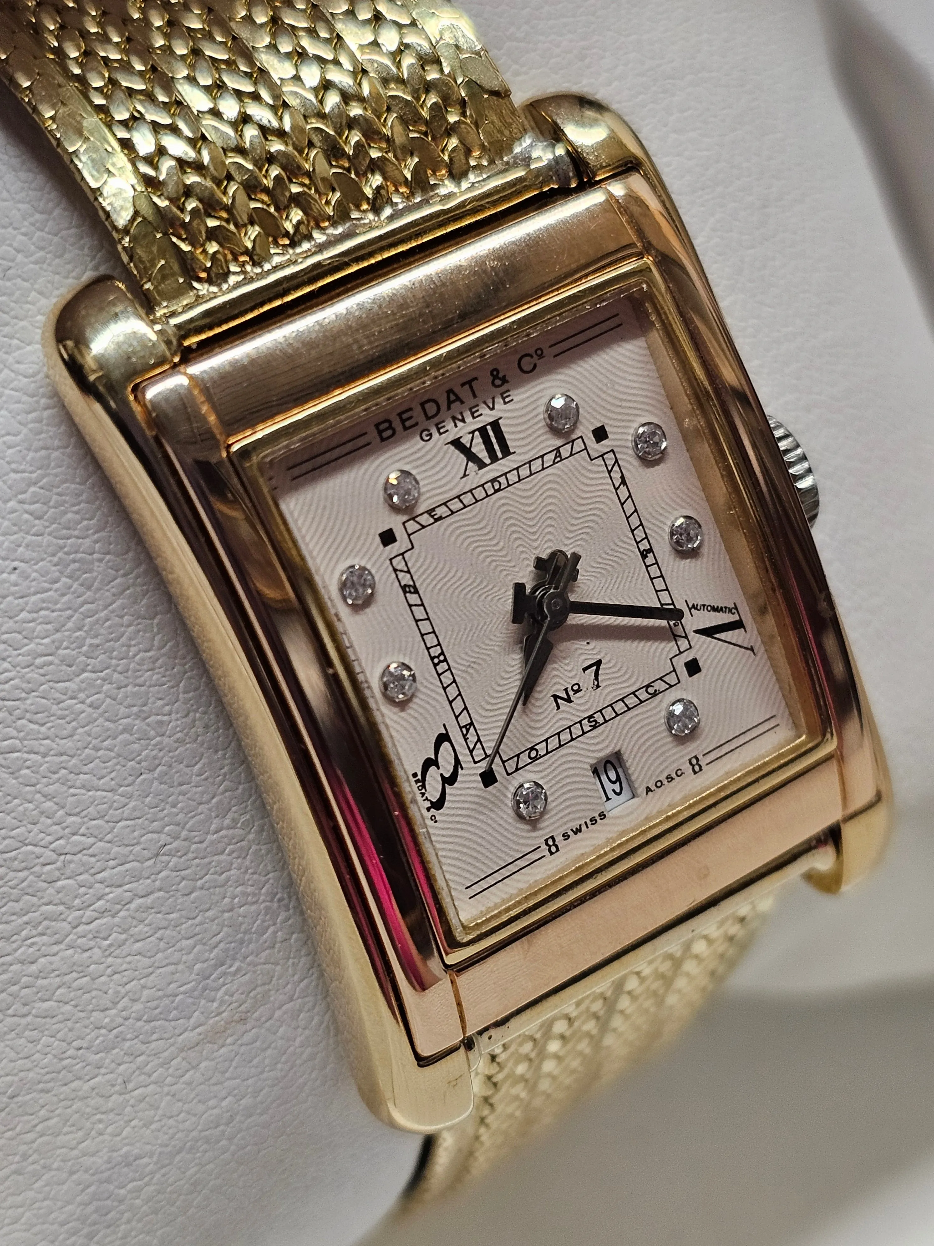 BEDAT & Co, Gold Tone Case & 18K YG Bracelet, Ladies Watch - $30K APR w/ COA!!!!