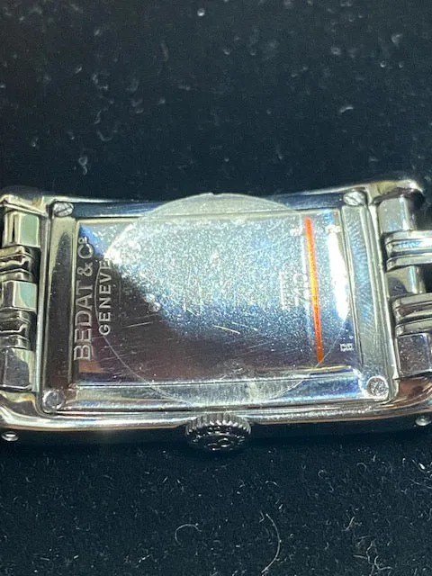 BEDAT & Co. SS Geneve No 7 Rectangular w/ Blue Metallic Hands - $6K APR w/ CoA!!