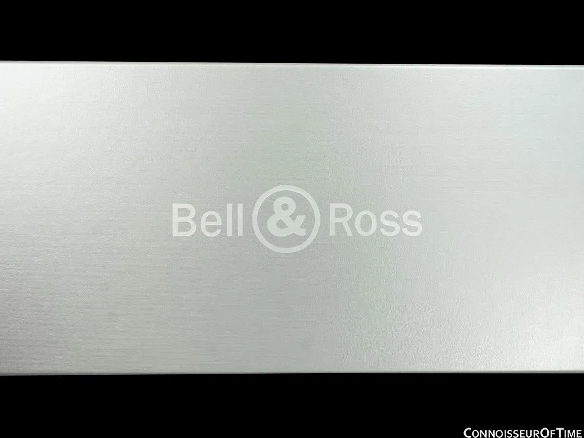 Bell & Ross BRS Phantom White Ladies Large Aviator's Watch - BRS-98-WCS