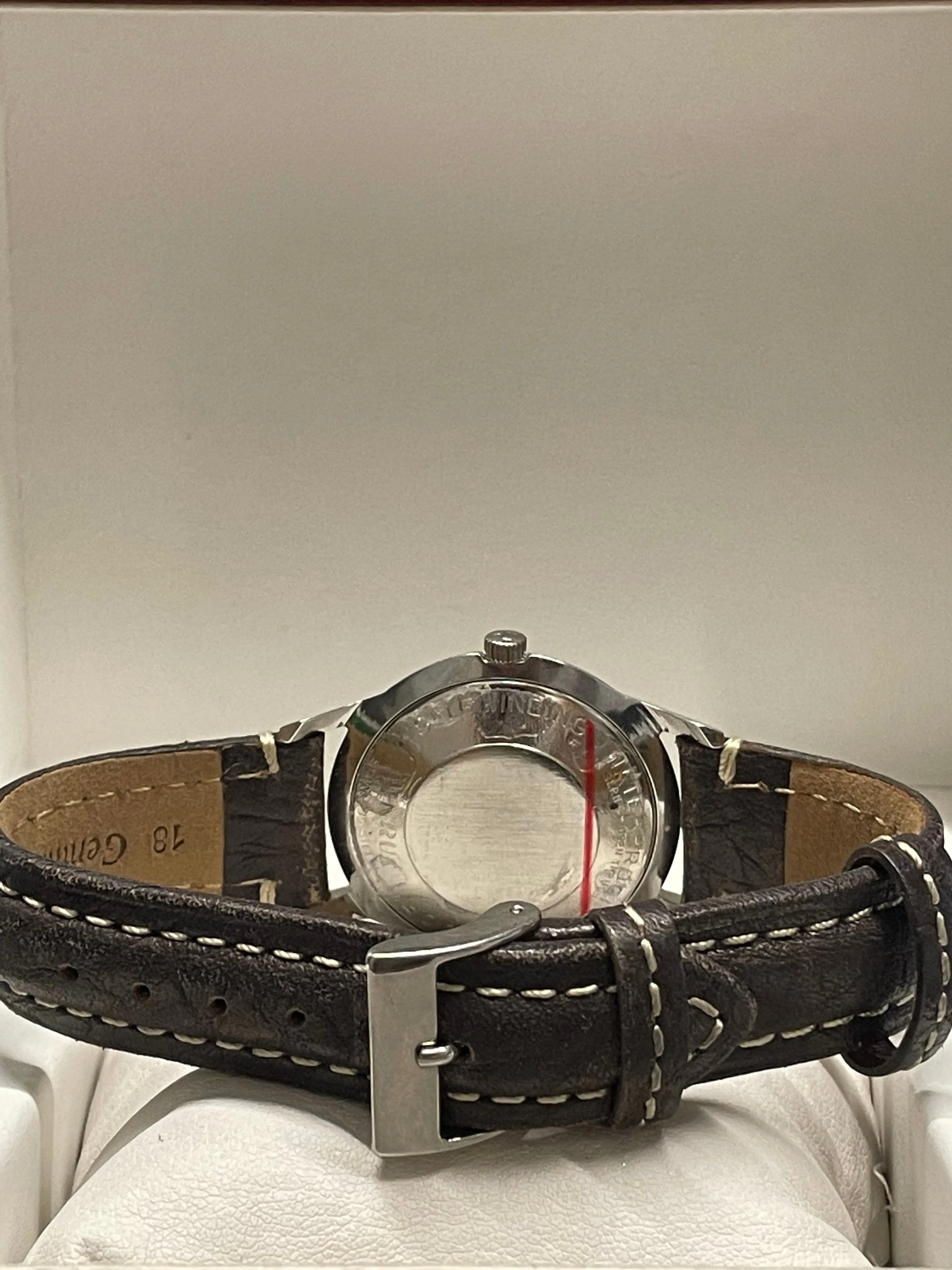 Benrus Vintage 1950s Watch, Stainless Steel, Black Dial,Perfect- $6K APR w/ COA!