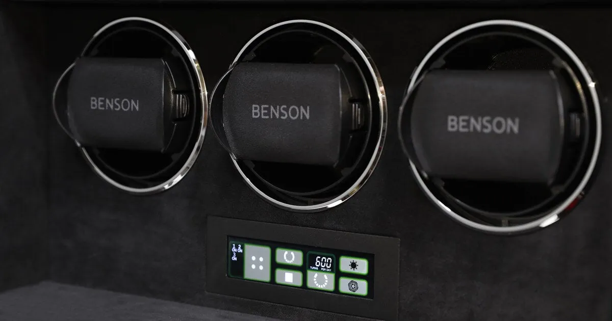 Benson Watch Winder Compact Triple 3.CF Carbon