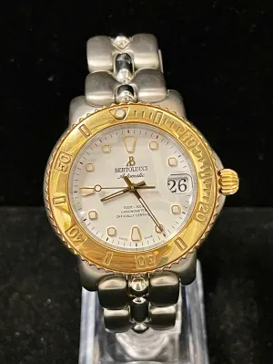 Bertolucci chronometer SS & 18K YG Automatic Men's Wrist Watch - $13K APR w/ COA