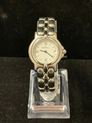 Bertolucci Designer SS Quartz w/Date Feature Ladies Wrist Watch - $6K APR w/ COA