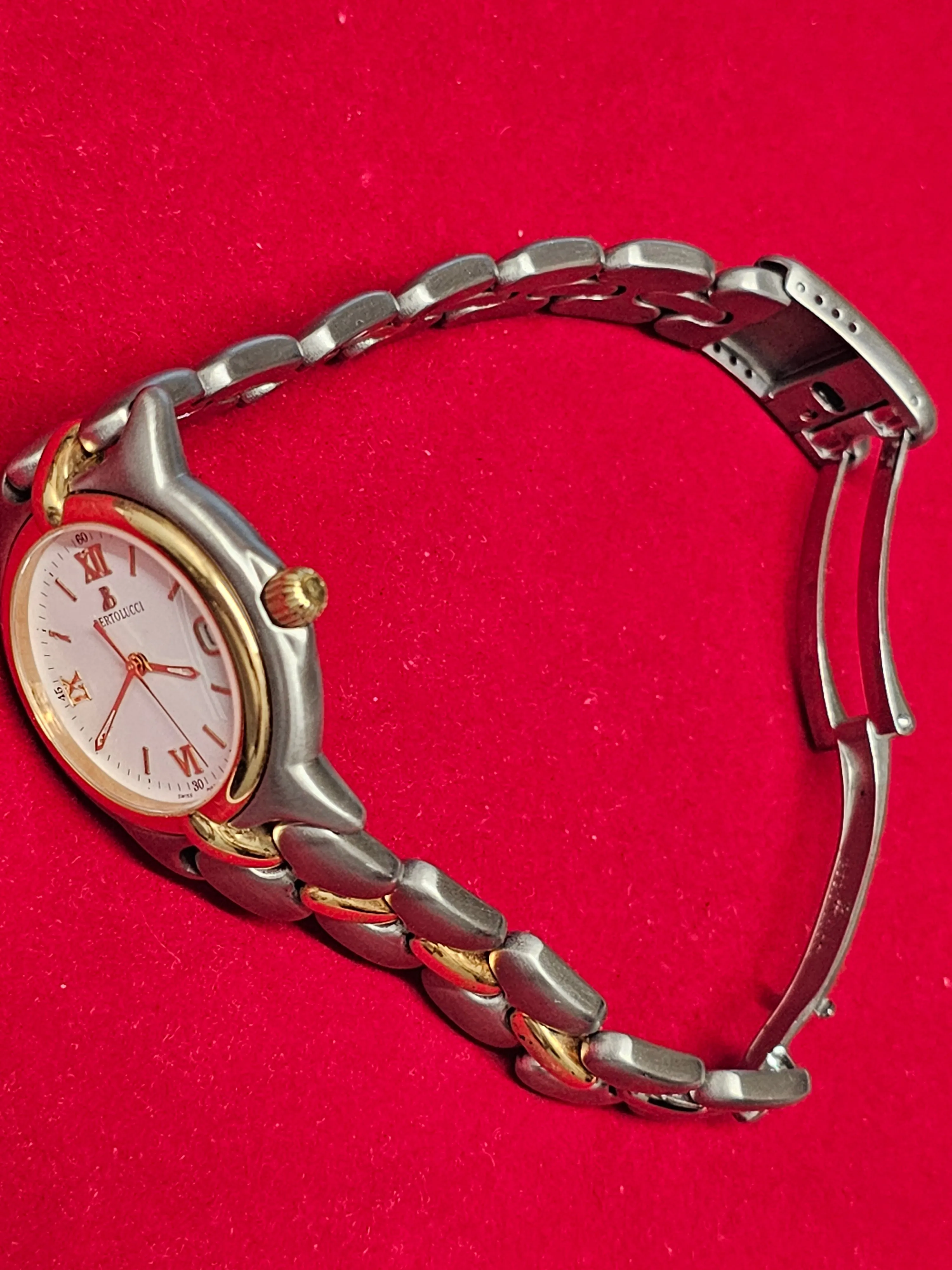 Bertolucci  Men's SS and 18K YG Date Feature Brand New Watch  - $10K APR w/ COA!