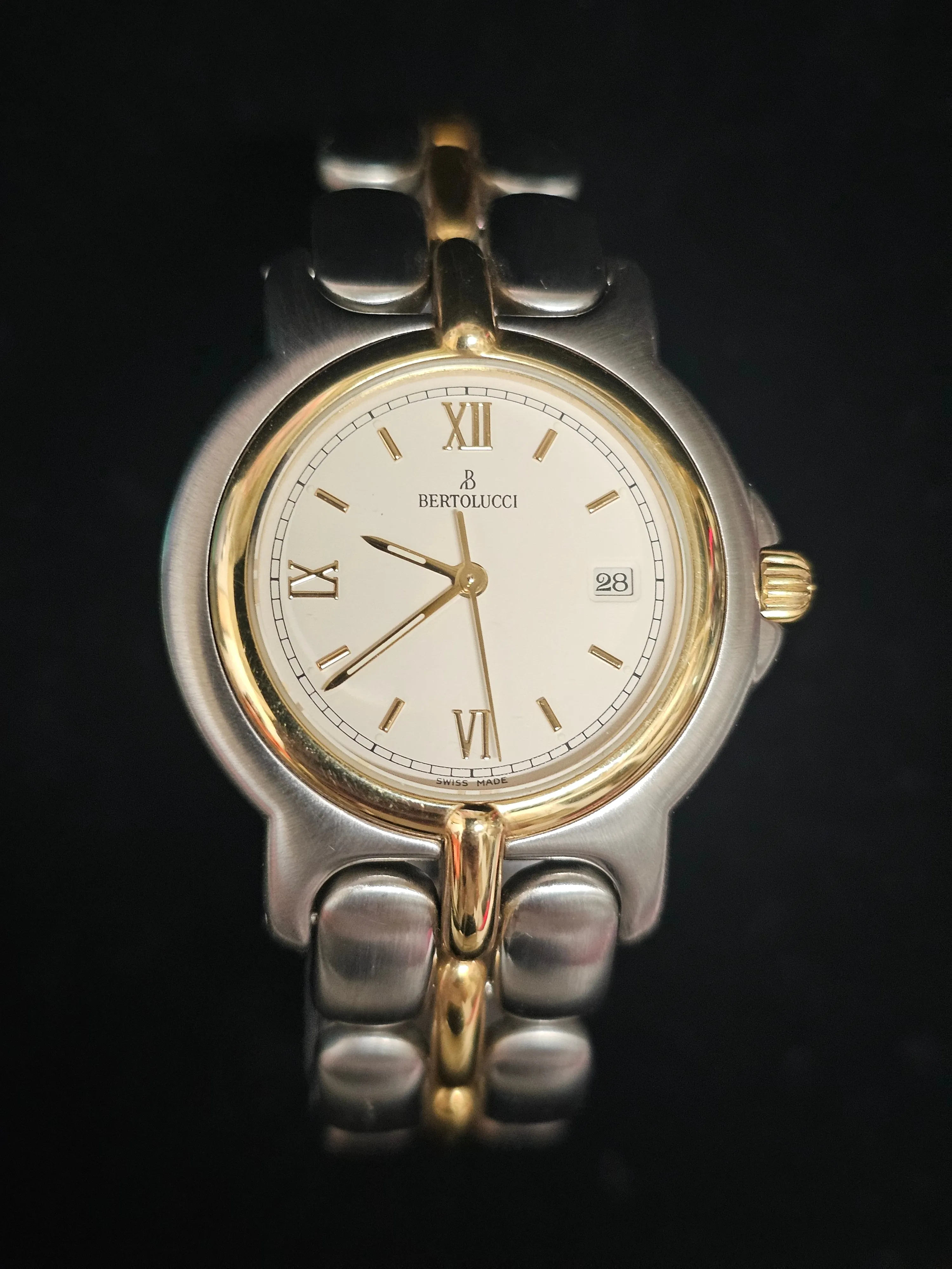 BERTOLUCCI Ref. 129-8055-49 -18K YG SS Brand New Unisex Watch- $7K APR w/ COA!!!