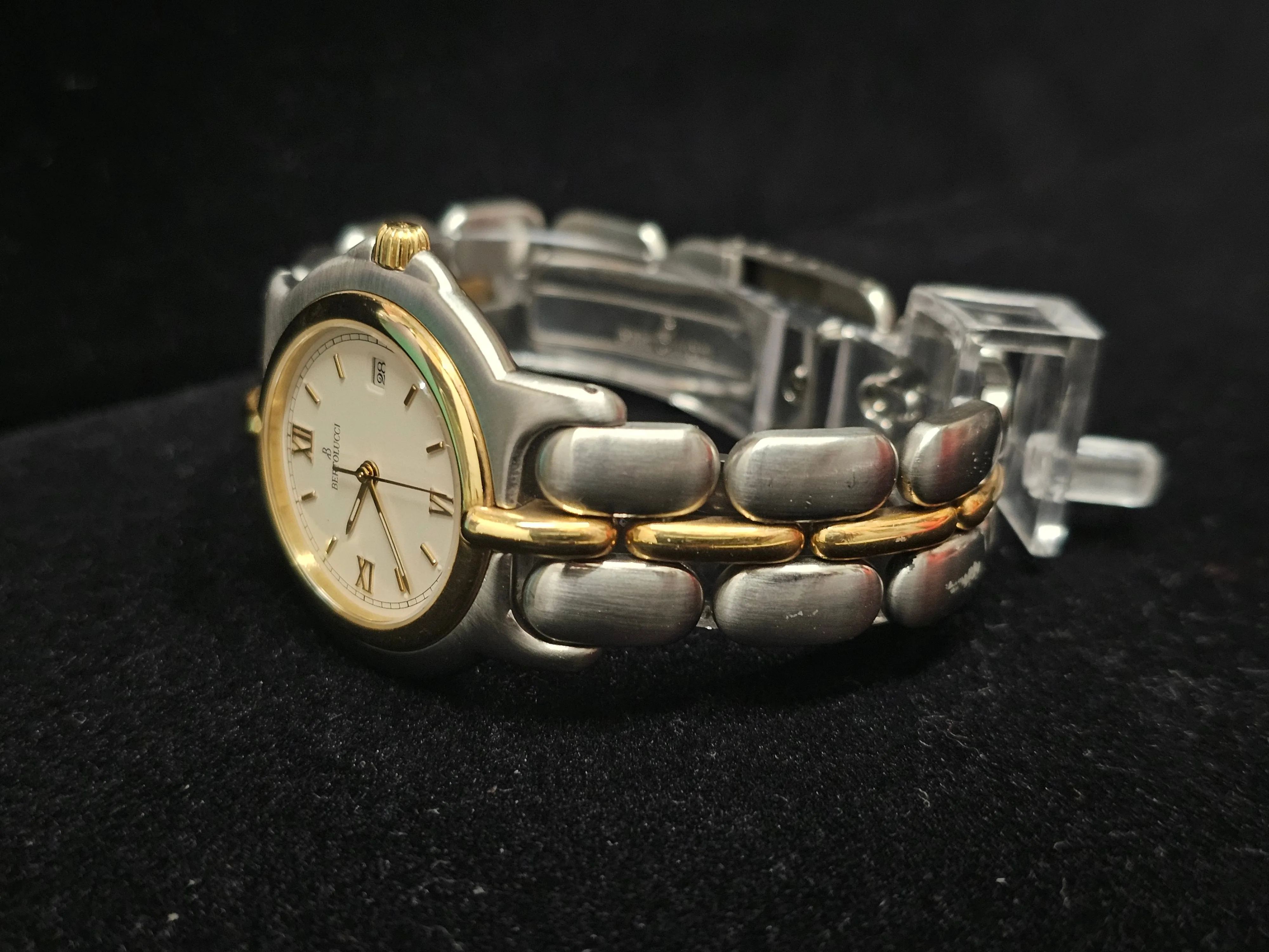 BERTOLUCCI Ref. 129-8055-49 -18K YG SS Brand New Unisex Watch- $7K APR w/ COA!!!