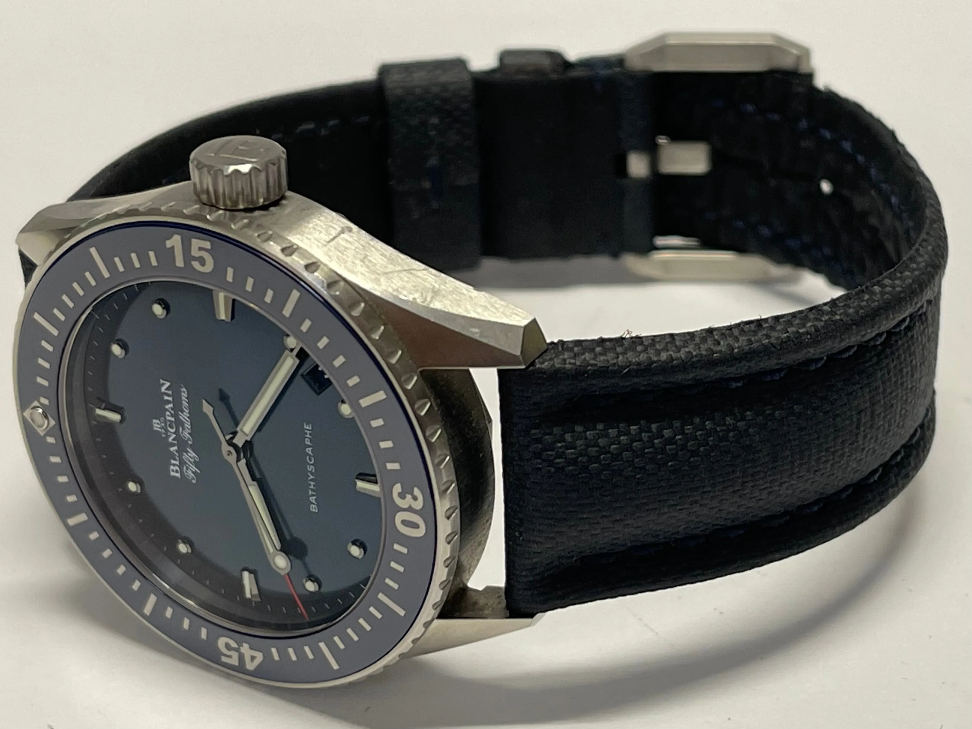 BLANCPAIN Fifty Fathoms Bathyscaphe Limited Date Unisex Watch - $25K APR w/ COA!
