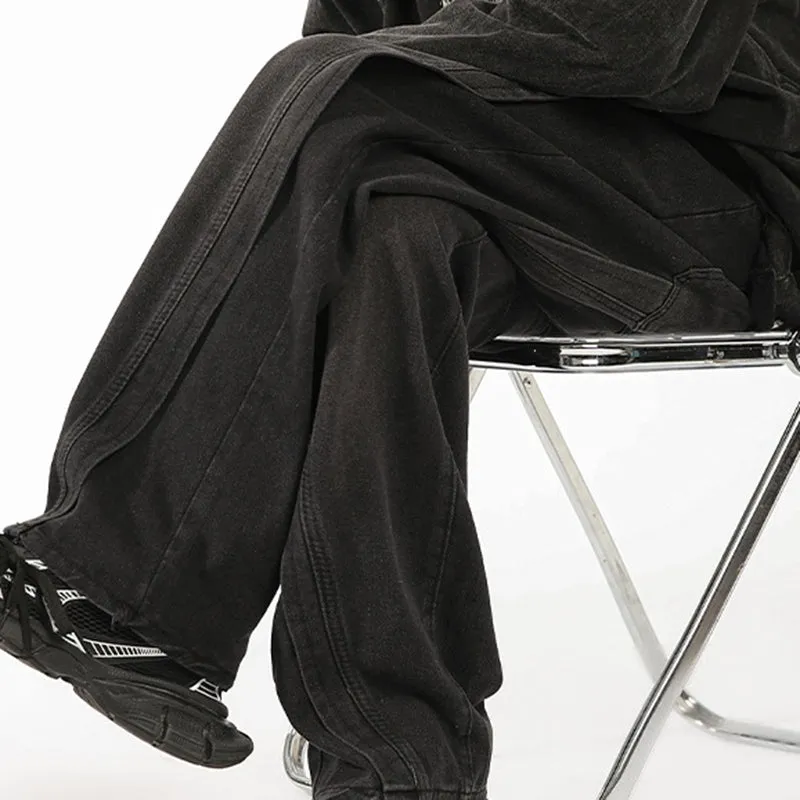 Blavra American Heavyweight High-End Patchwork Jeans